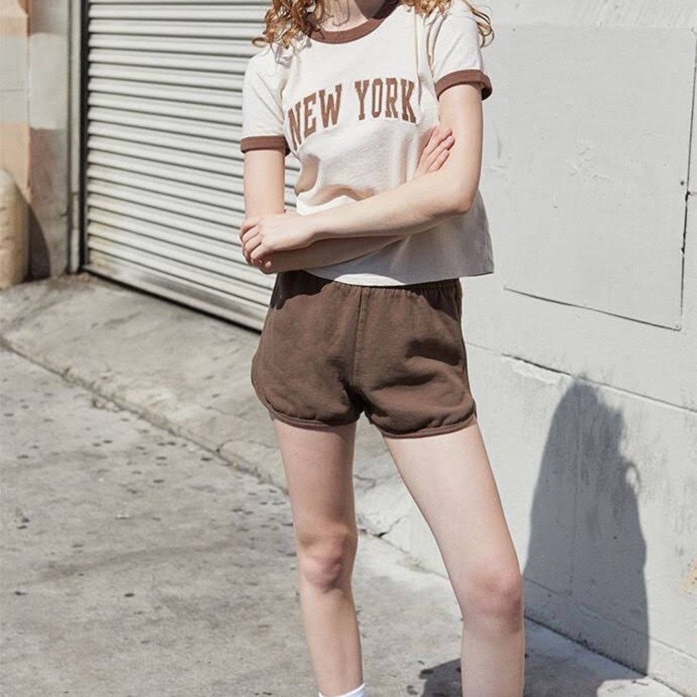 Brandy Melville New York Crop Tee Graphic Tee